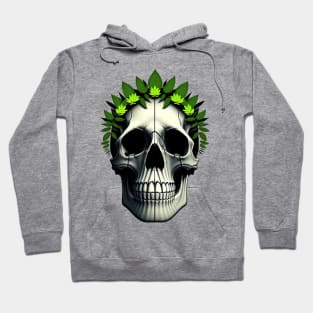 skull with plant Hoodie